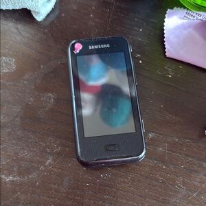 Samsung Black Cell Phone with Sleek Design and Reliable Performance